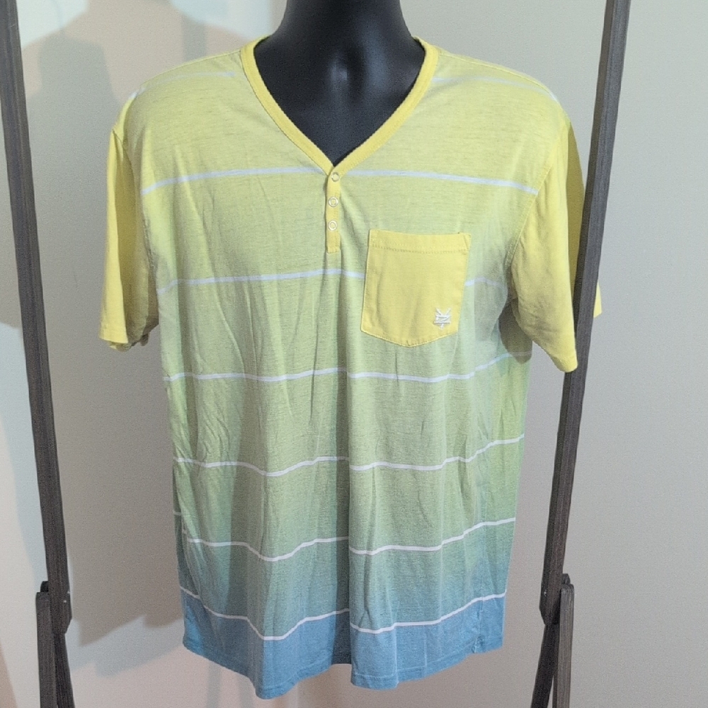 Zoo York | Gradient Yellow and Blue Men's Shirt